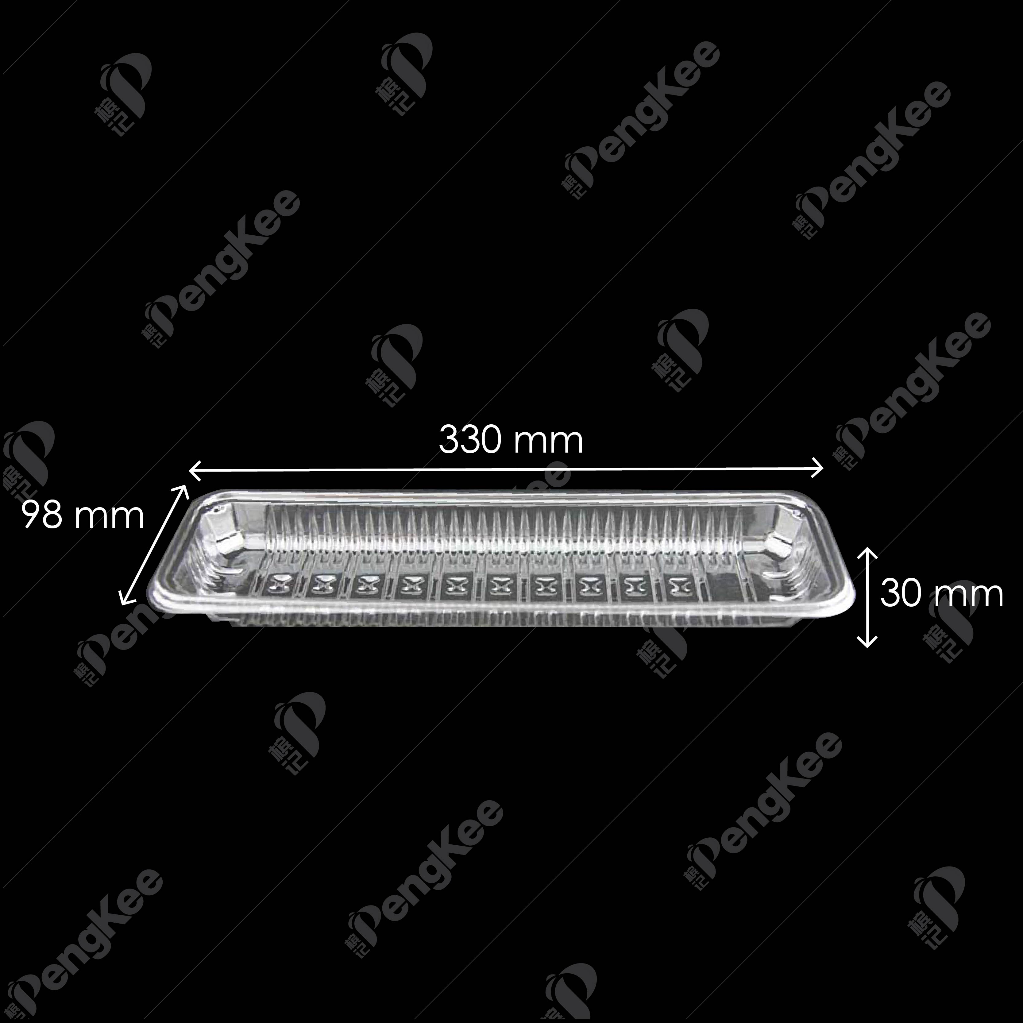 PLASTIC TRAY AFC-K10-30 (CLEAR) (100'S/PKT) (5PKT/CTN)